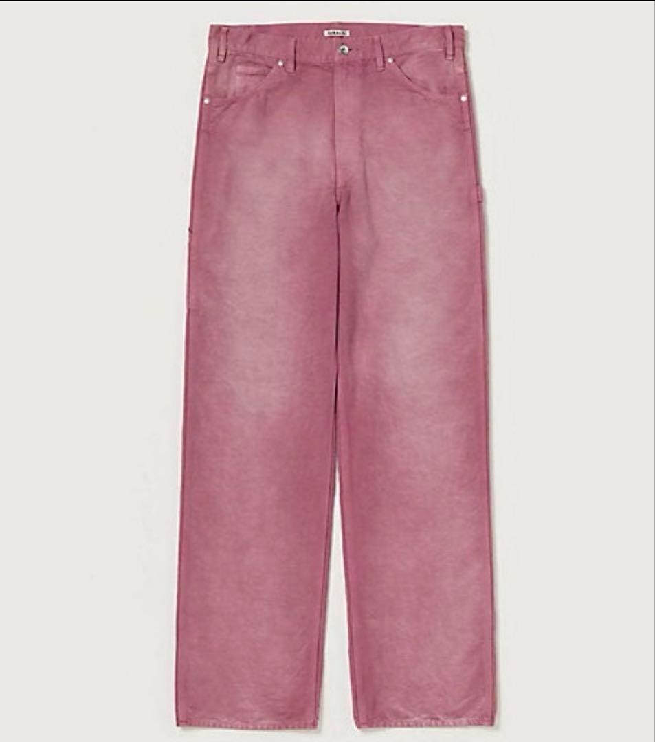 完売AURALEE PRODUCT DYED DUCK PAINTER PANT