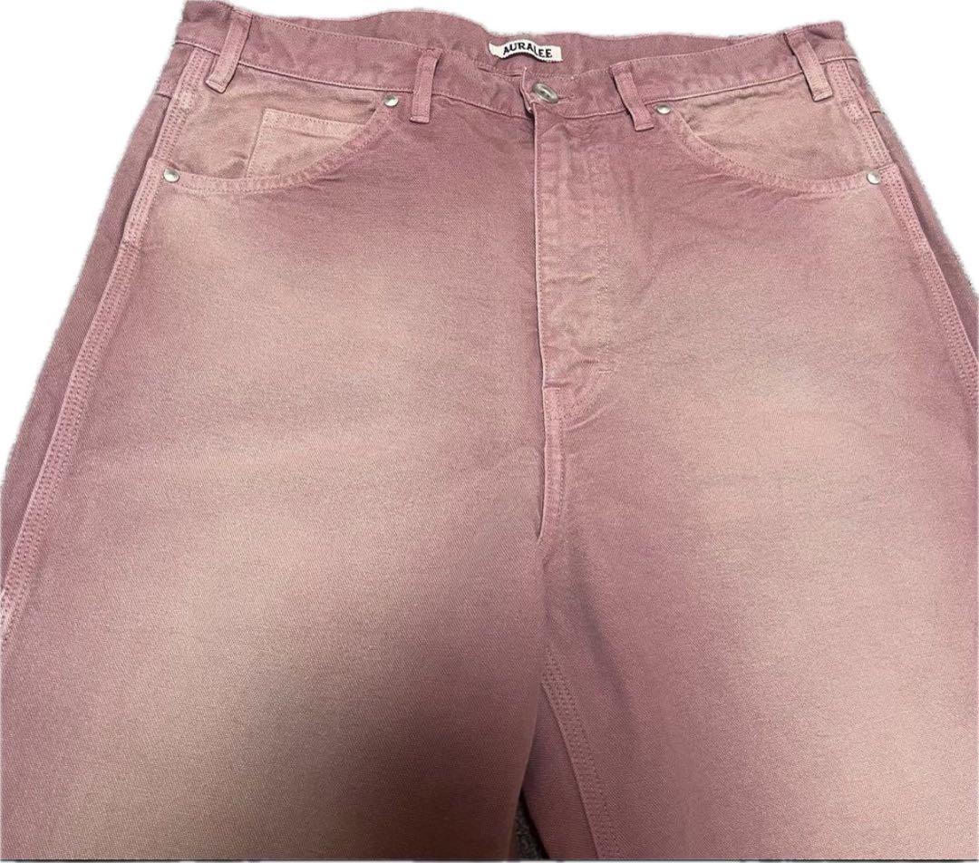 完売AURALEE PRODUCT DYED DUCK PAINTER PANT