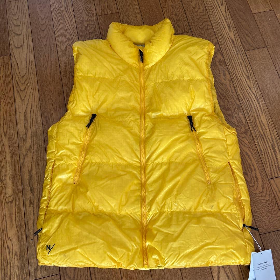 NEUTRALWORKS イエロー ダウンベスト　値下げ可