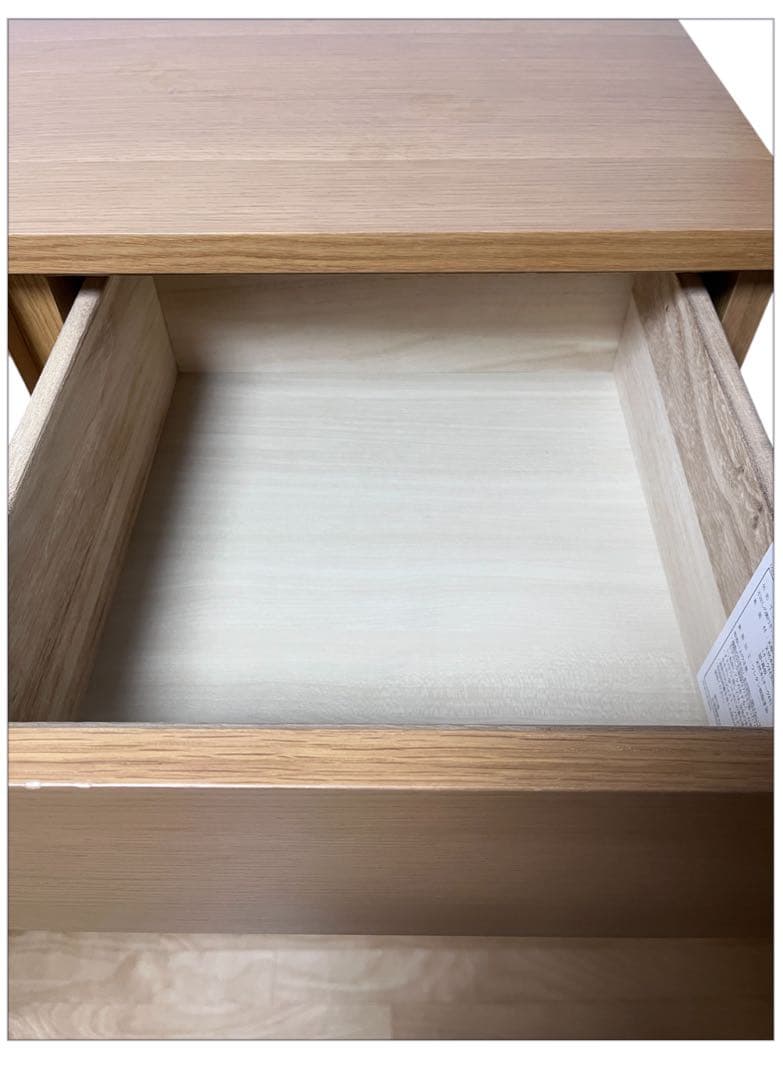 廃盤希少 無印良品 6段チェスト タモ材 ウォールナット