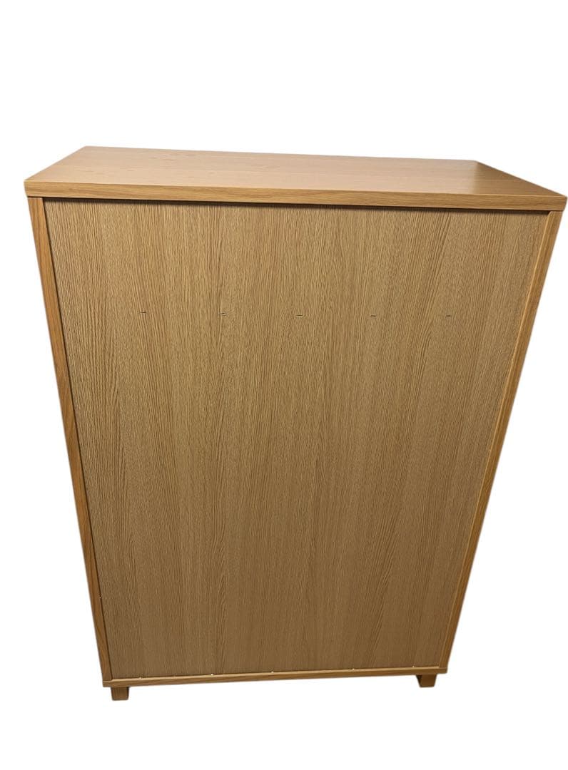 廃盤希少 無印良品 6段チェスト タモ材 ウォールナット