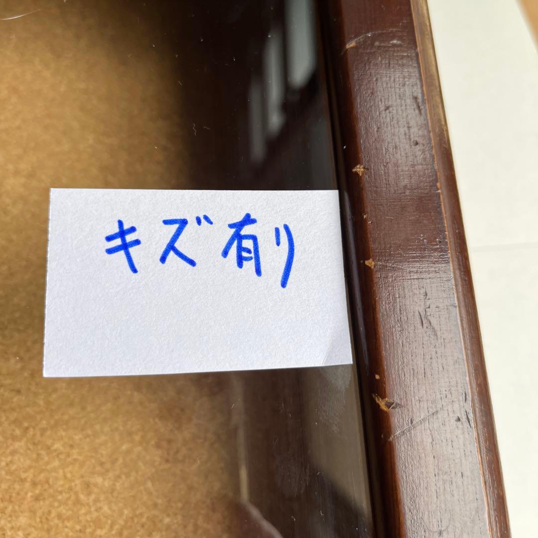 ショーケース　ガラスケース　木製コレクションケース鍵付き