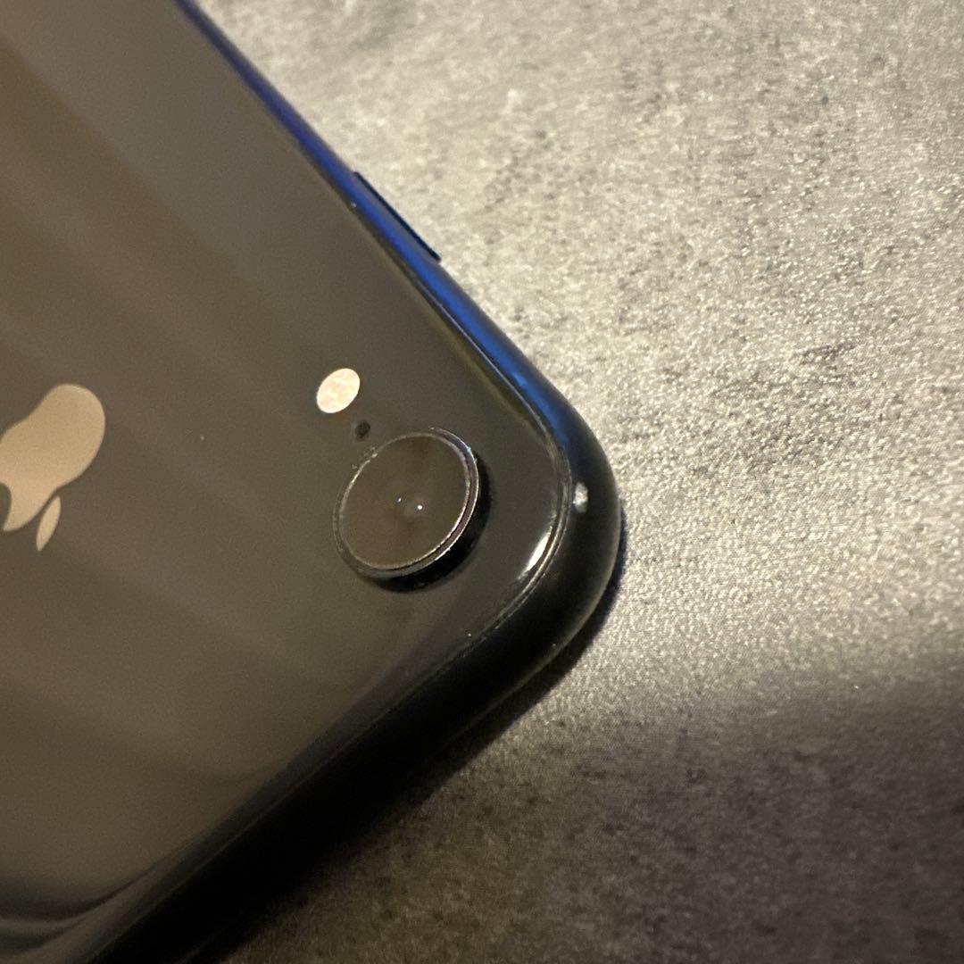 Apple iPhone XR ブラック 画面ひびあり