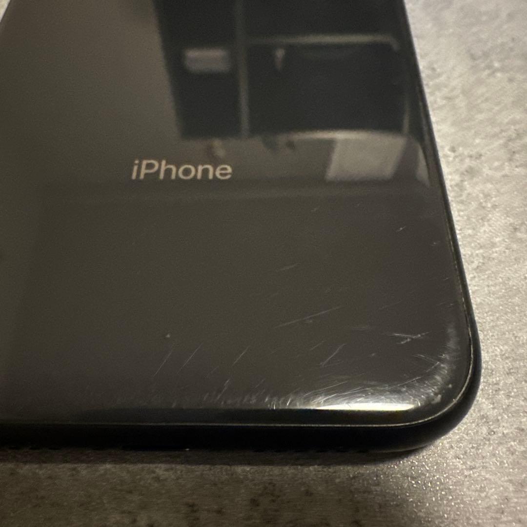 Apple iPhone XR ブラック 画面ひびあり