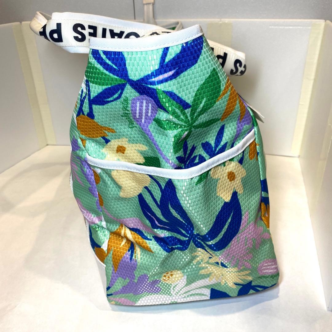 【新品未使用】PEARLY GATES ボタニカル柄メッシュトートバッグ