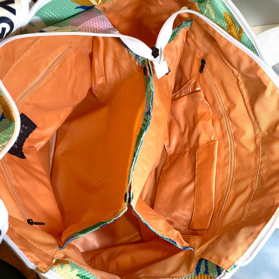 【新品未使用】PEARLY GATES ボタニカル柄メッシュトートバッグ