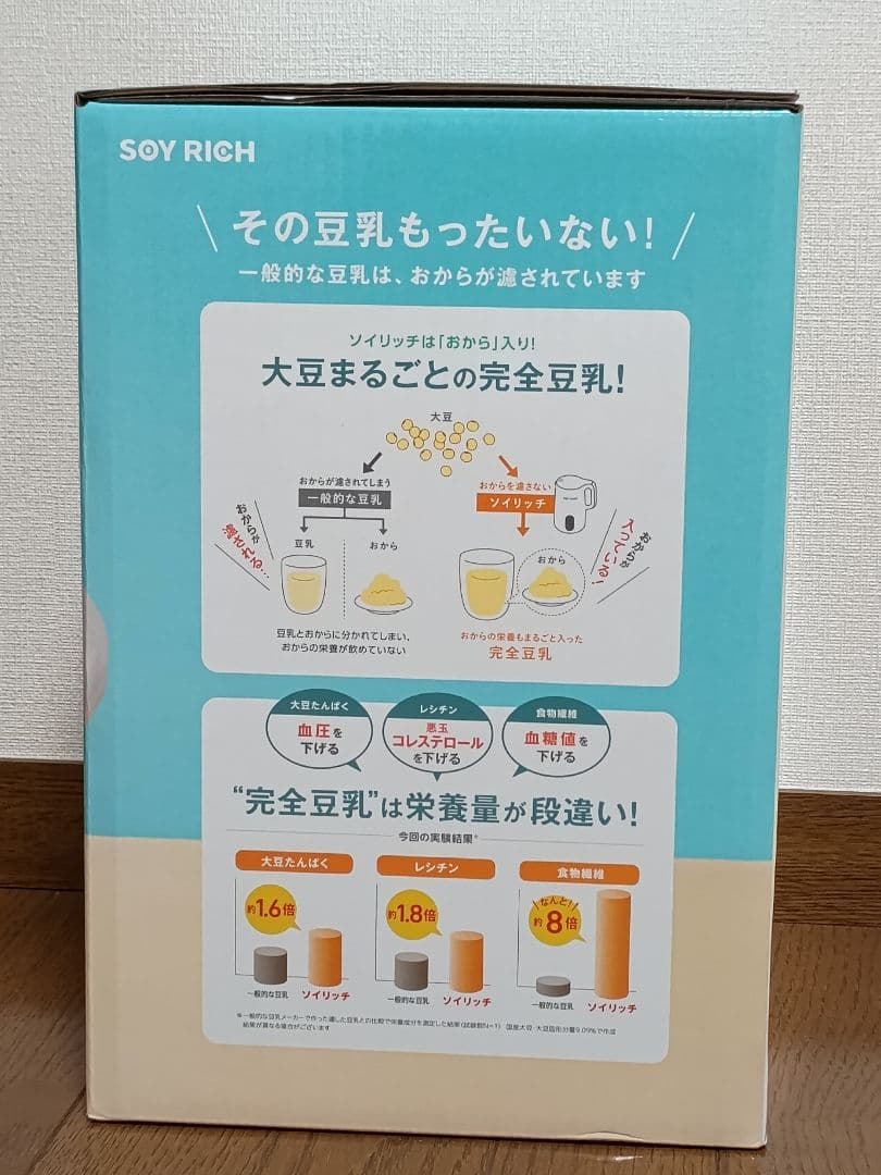 ソイリッチ SOY RICH 豆乳メーカー SOY-WS01　新品未使用