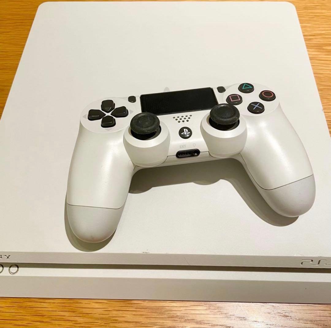 PS4 500GB ホワイト 本体 +モンスターハンター