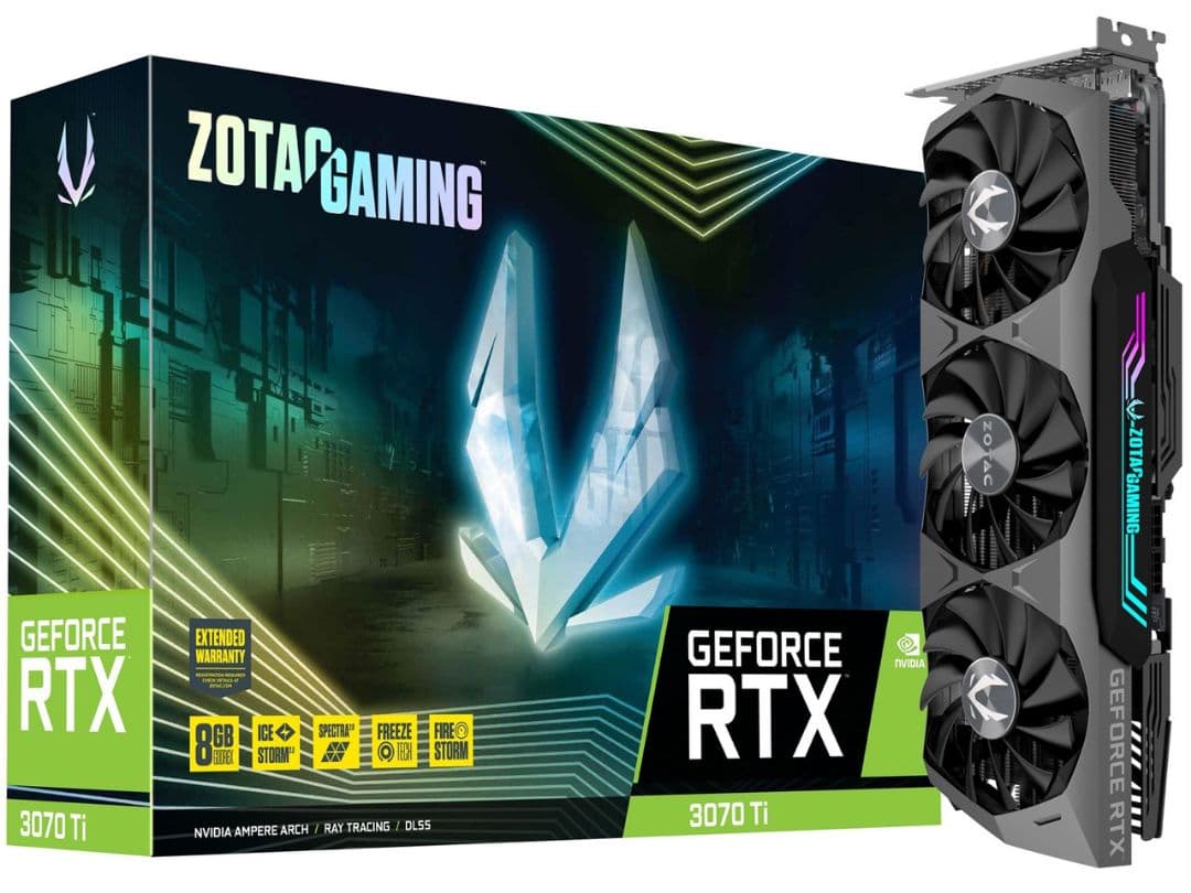 グラフィックボード・グラボ・ビデオカード GeForce RTX3070ti ZT-A30710Q-10P