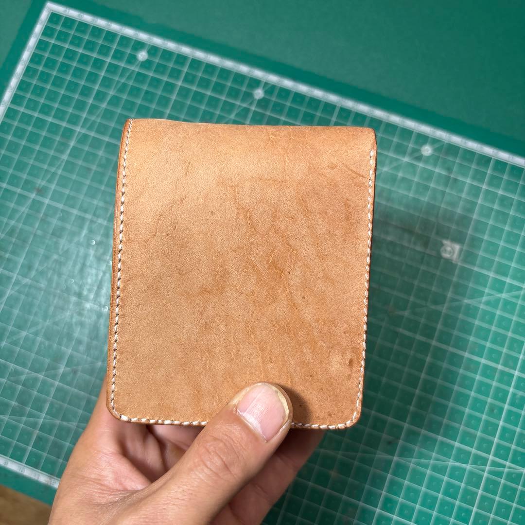 ホースバットストリップ☆ホーウィン☆ホースバット☆ナチュラル☆2つ折り☆スタンプ