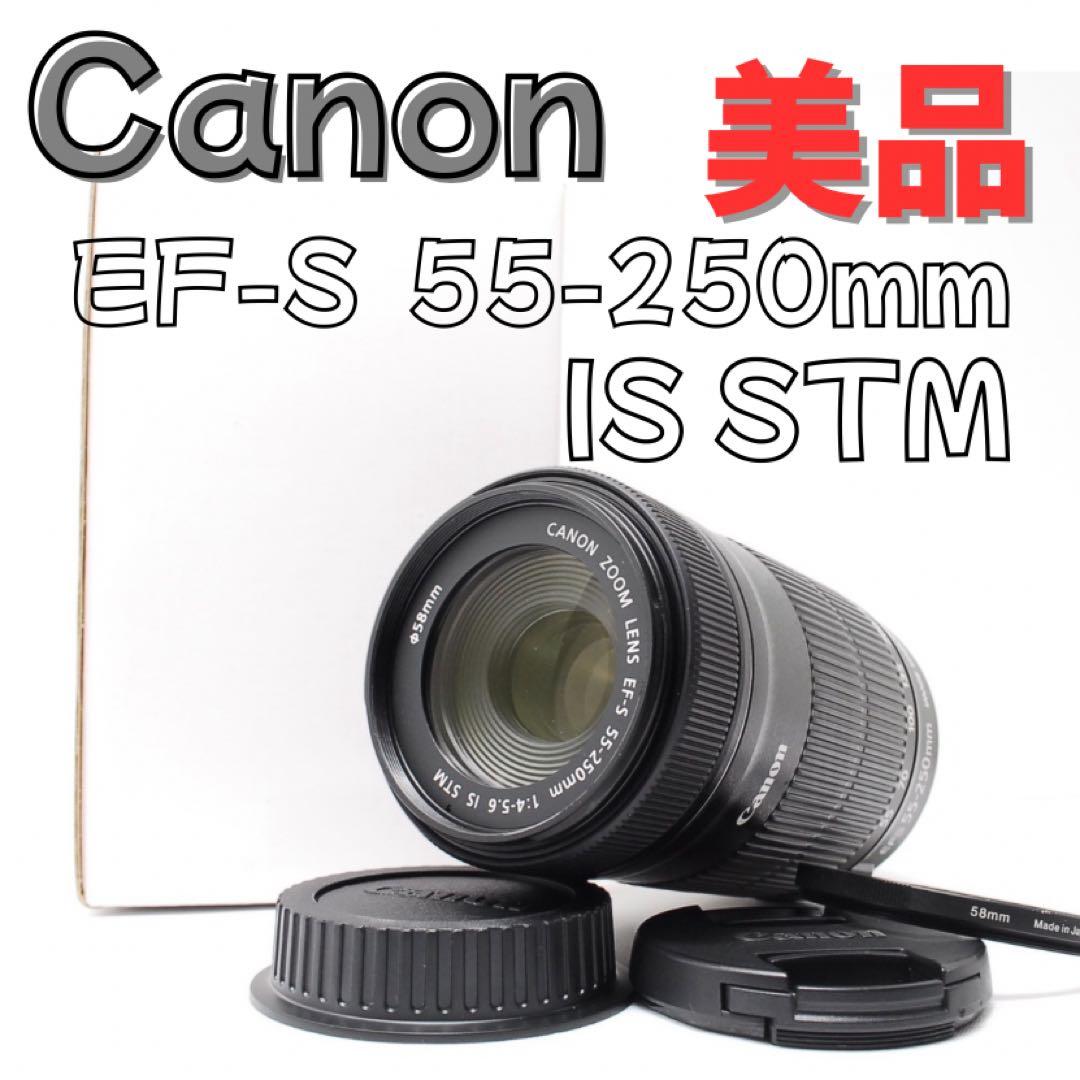 【美品】Canon EF-S 55-250mm IS STM 手ぶれ補正 望遠