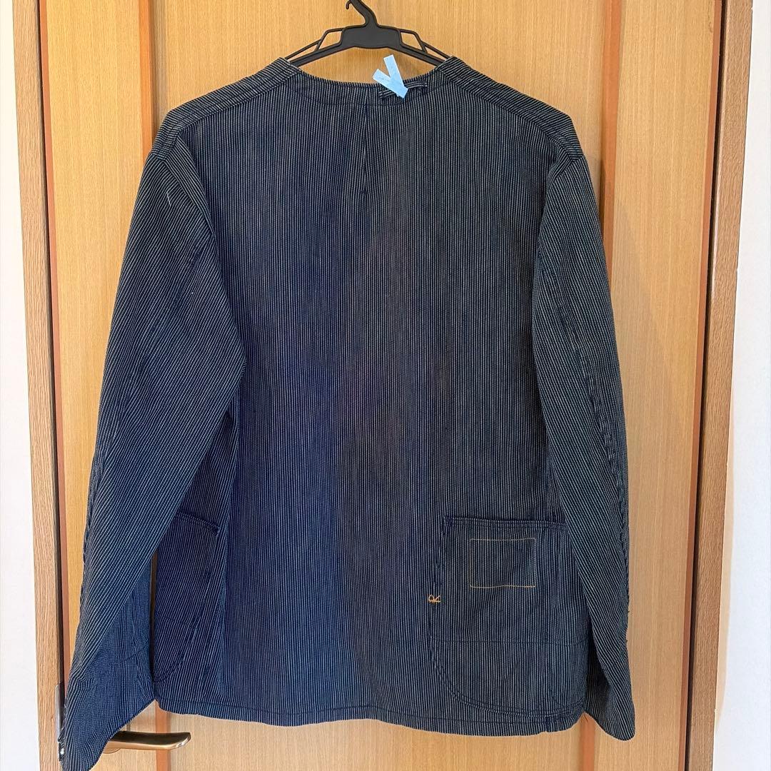 ４５Rpm ストライプ ボタン付きデニムジャケット