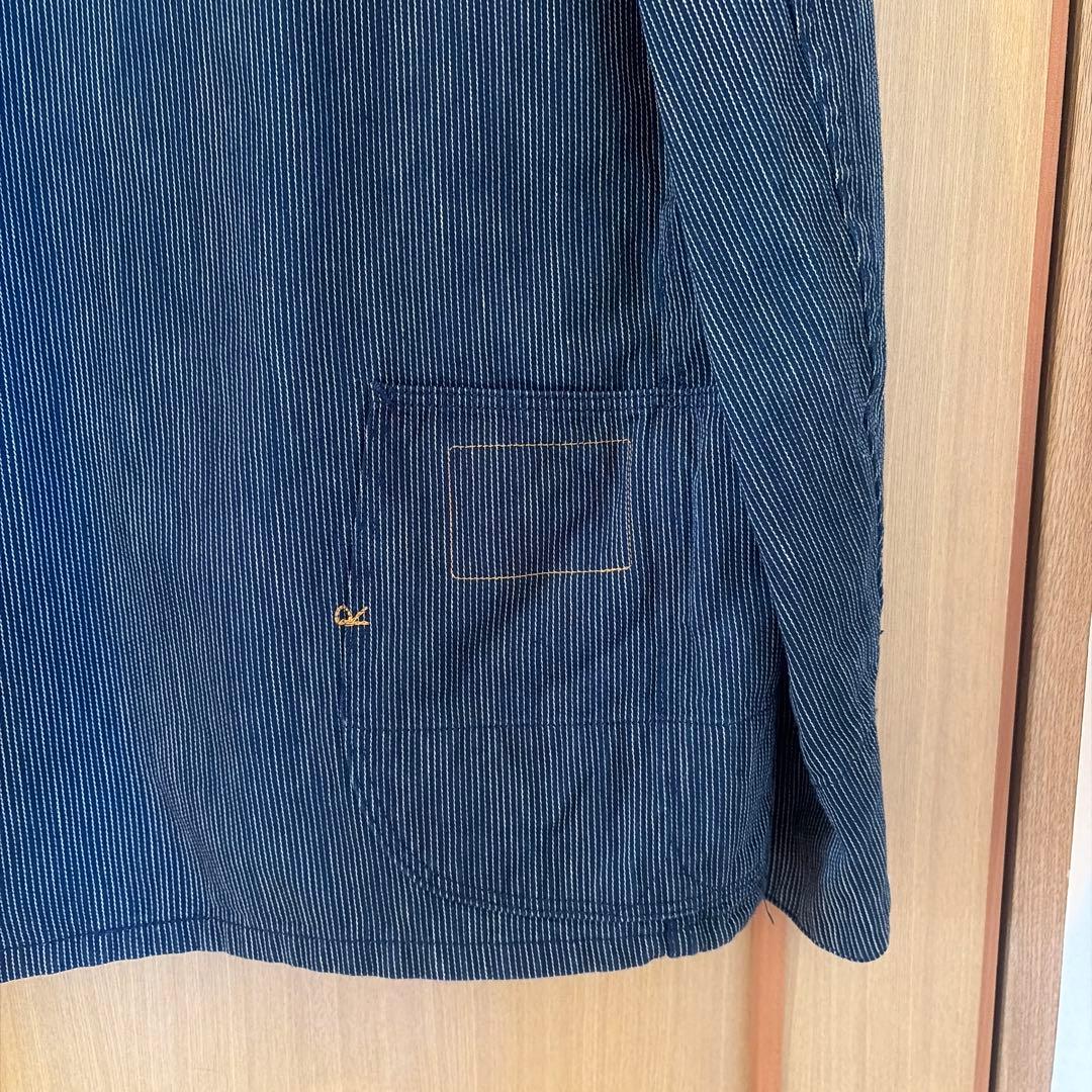 ４５Rpm ストライプ ボタン付きデニムジャケット