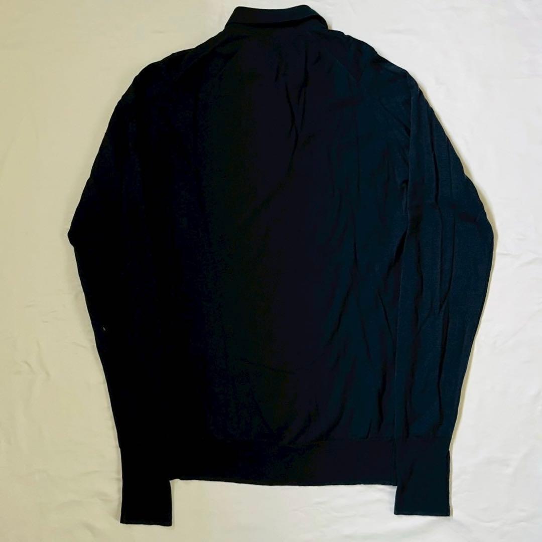 JOHN SMEDLEY ジョンスメドレー ウール ニットポロシャツ 長袖