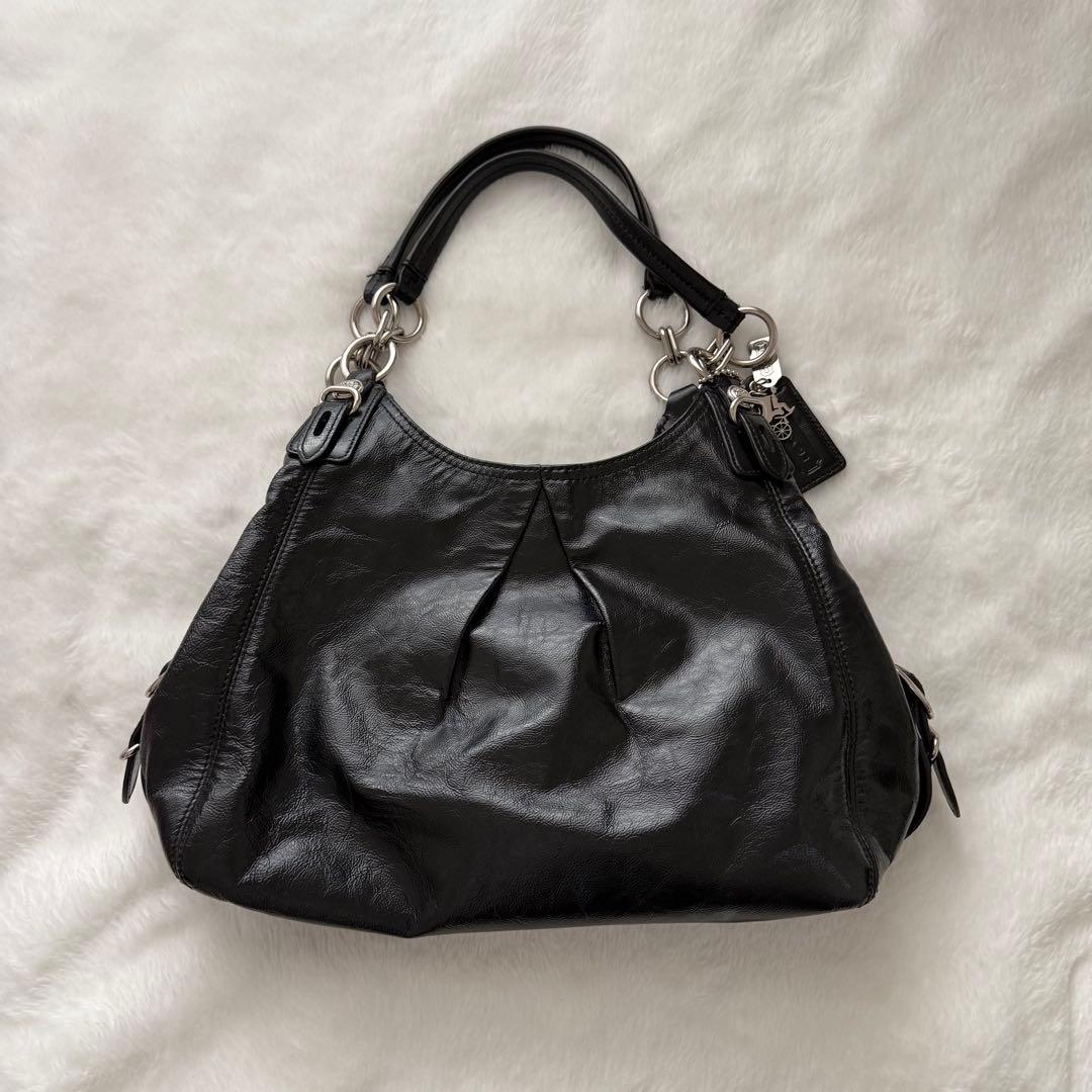 COACH ブラック ショルダーバッグ