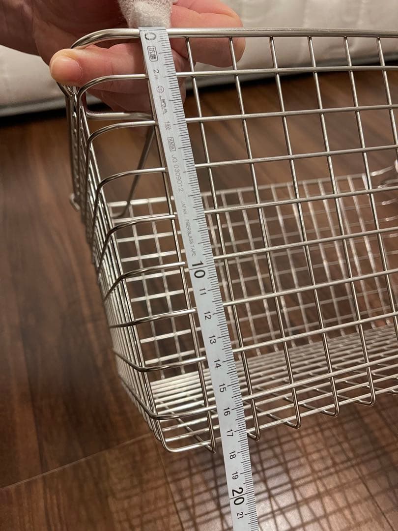 無印良品 ステンレスワイヤーバスケット　カゴ