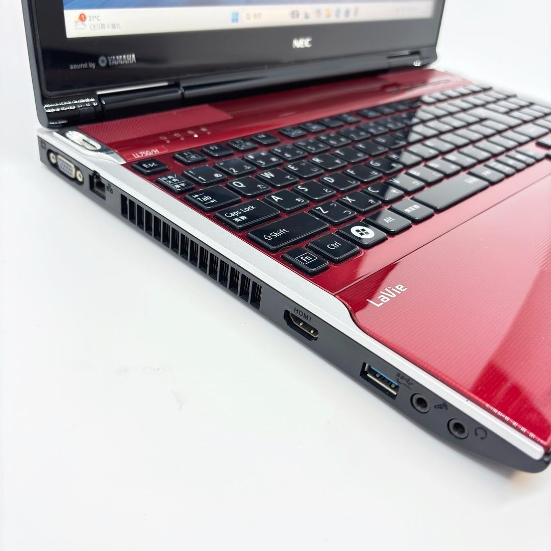 NECノートパソコン Corei7 SSD Windows11 オフィス A20