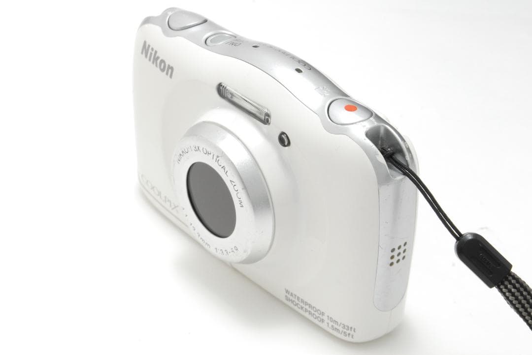 Nikon Coolpix s33 white 防水・耐衝撃カメラ 動作確認済