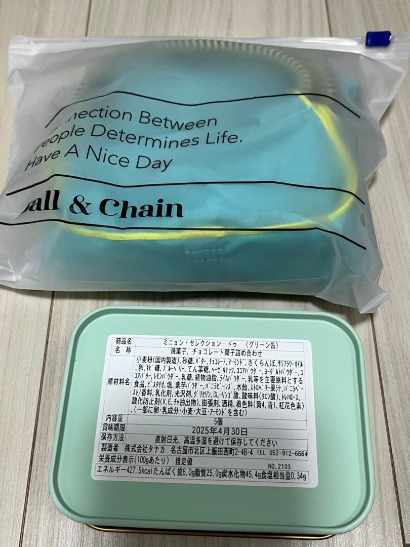 カフェタナカボールアンドチェーンコラボバッグ&ミニョン・セレクション・ドゥ