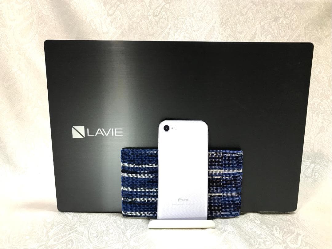 温かみのあるパソコンスタンド（青）