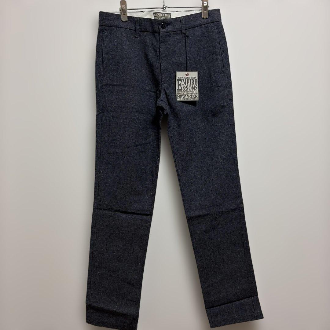 未使用　アメリカ製　EMPIRE&SONS ツイードウールスラックス　30