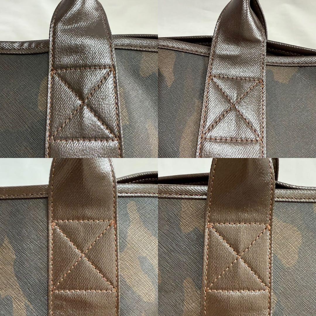 【極美品】ヴィヴィアンウエストウッド ビジネスバッグ レザー オーブ カモフラ