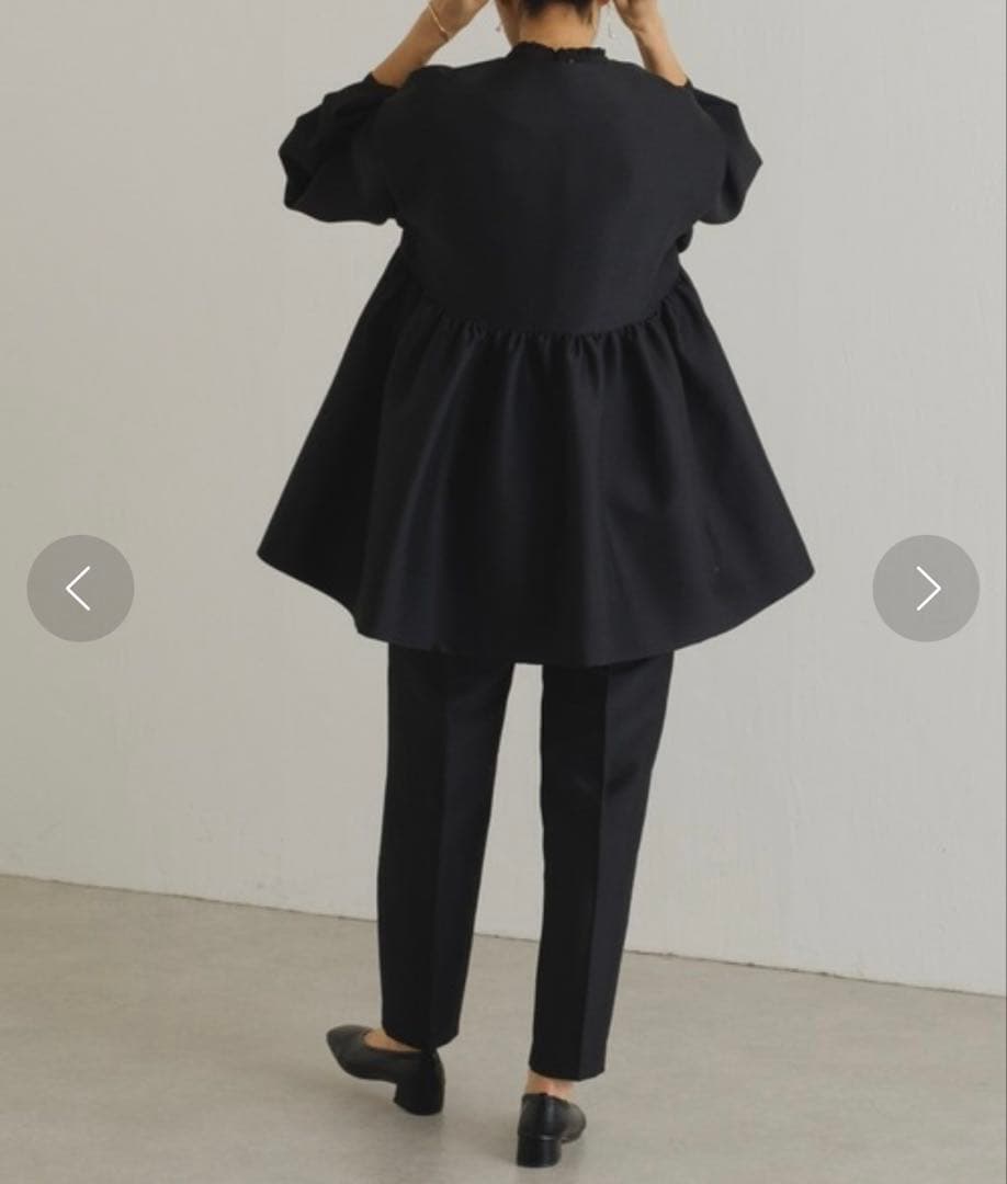 BEARDSLEY ペプラムギャザージレ