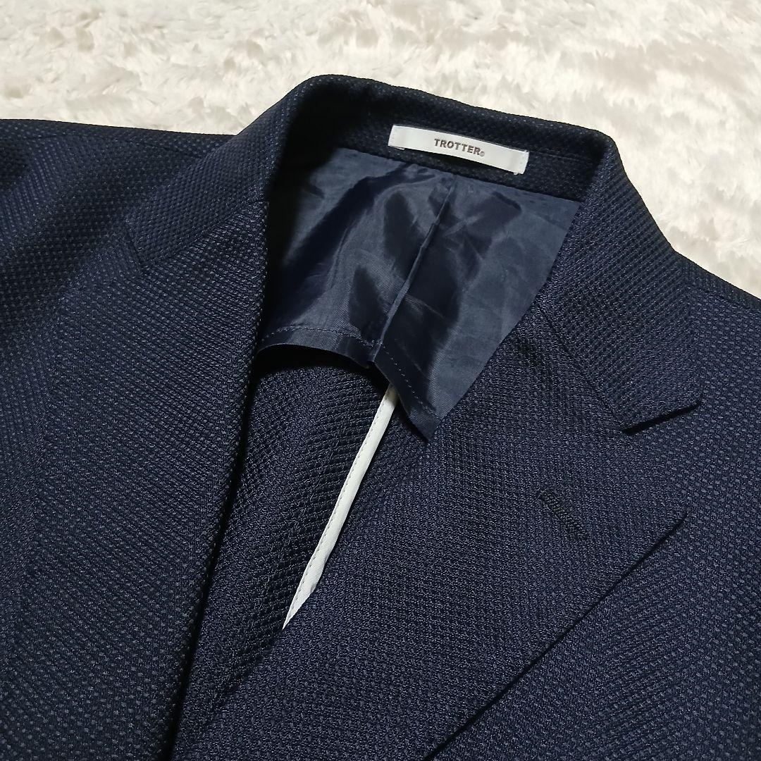 極美品 MACKINTOSH PHILOSOPHY トロッタージャケット 紺ブレ