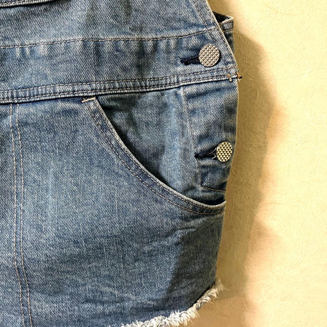 ★希少★PHENOMENON カットオブデニムベスト オーバーオール