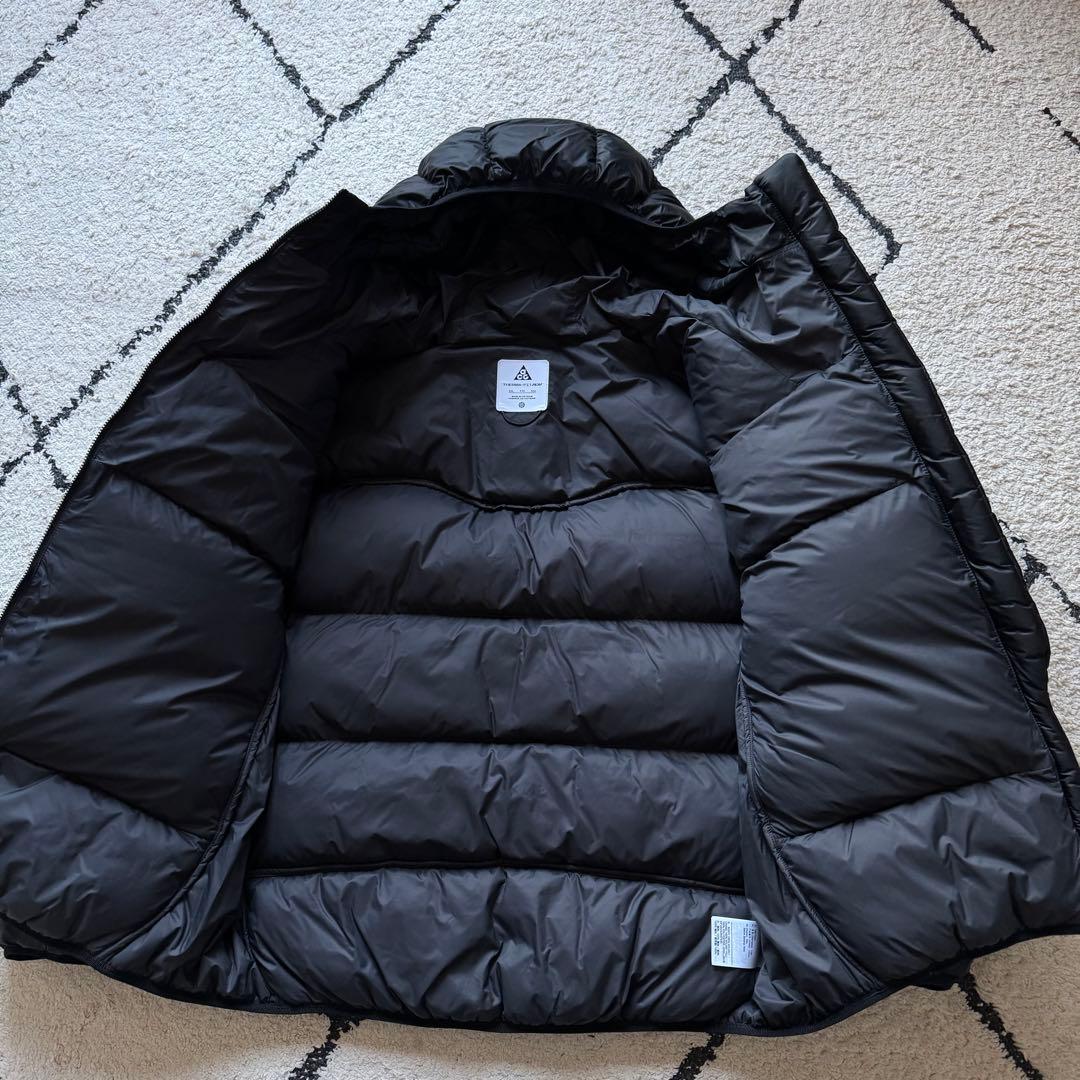 XXL NIKE ACGプリマロフトジャケット　ダウン　フード　ブラック　計量