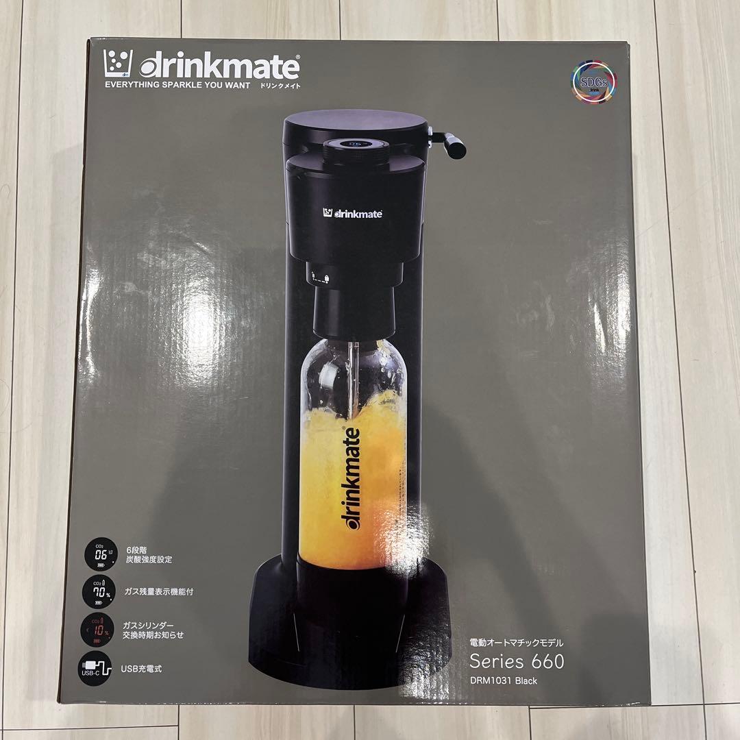 drinkmate Series 660 ブラック 炭酸水メーカー