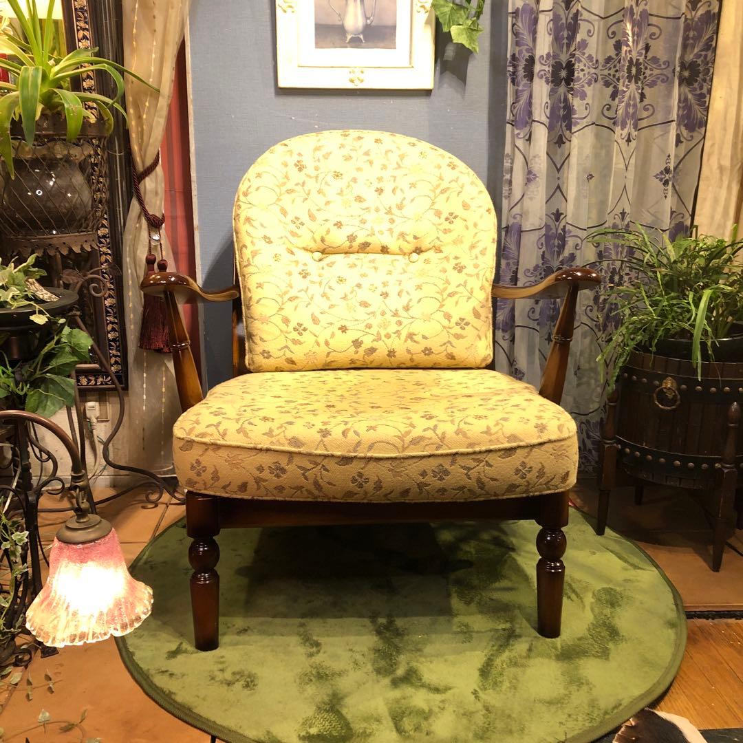 ナイス さま専用　Sale L 1 極美品　カリモク　コロニアル シングルソファ