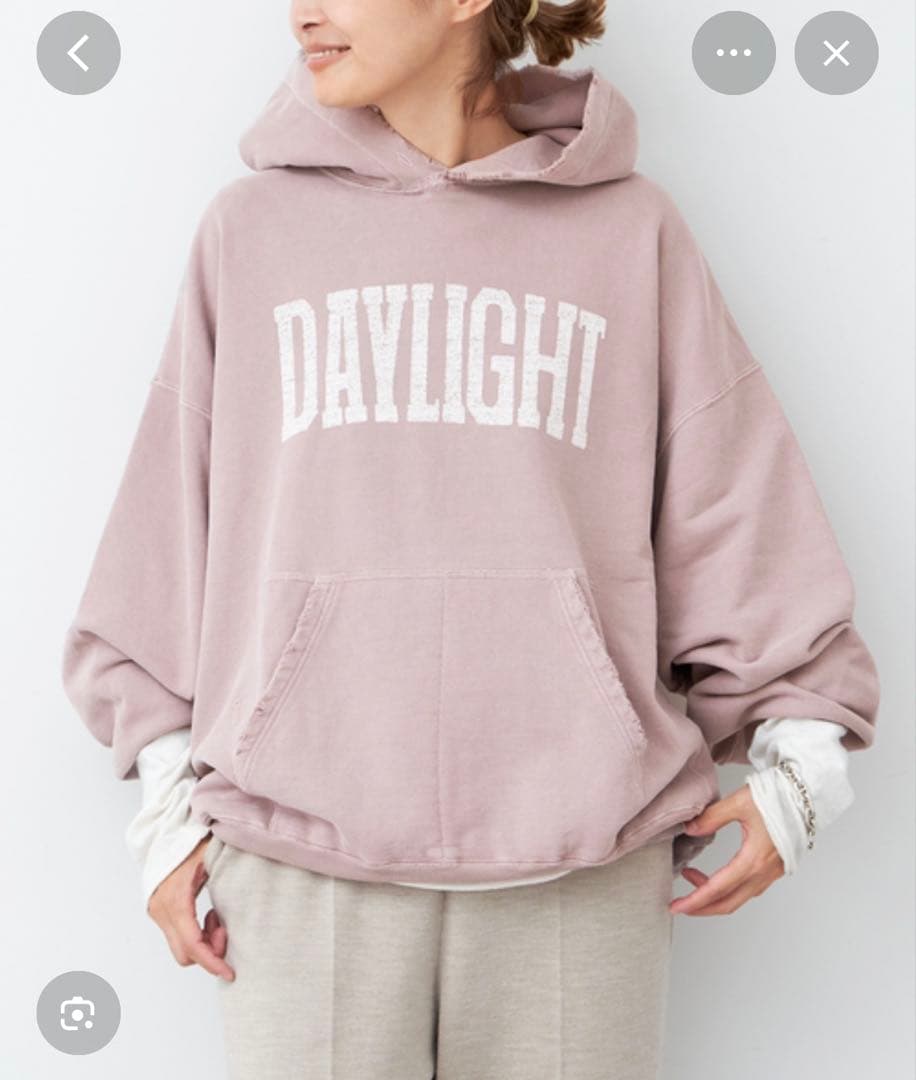 ドゥーズィエムクラス ロゴパーカー