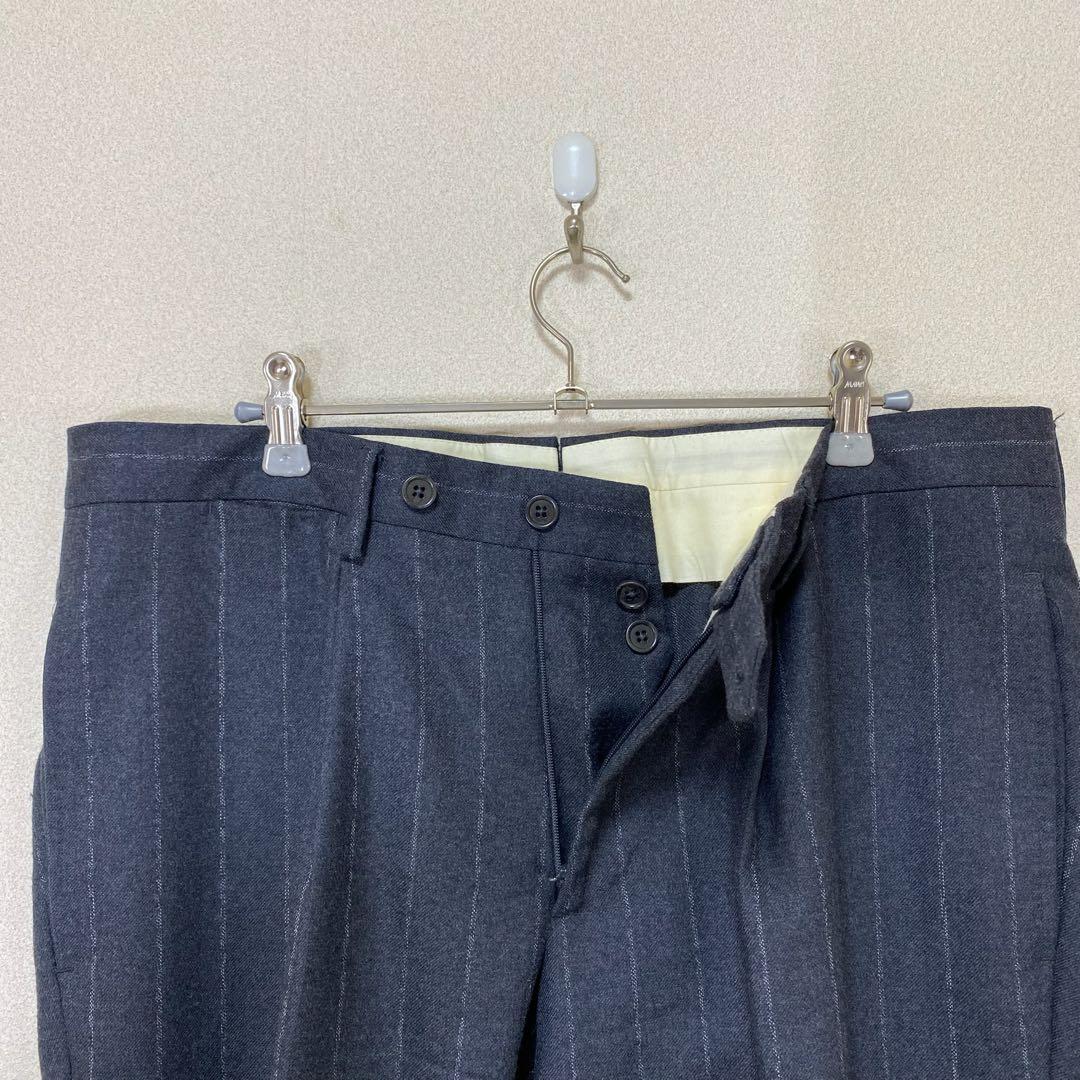 ガボ　セットアップスーツ　ストライプ　グレー　50