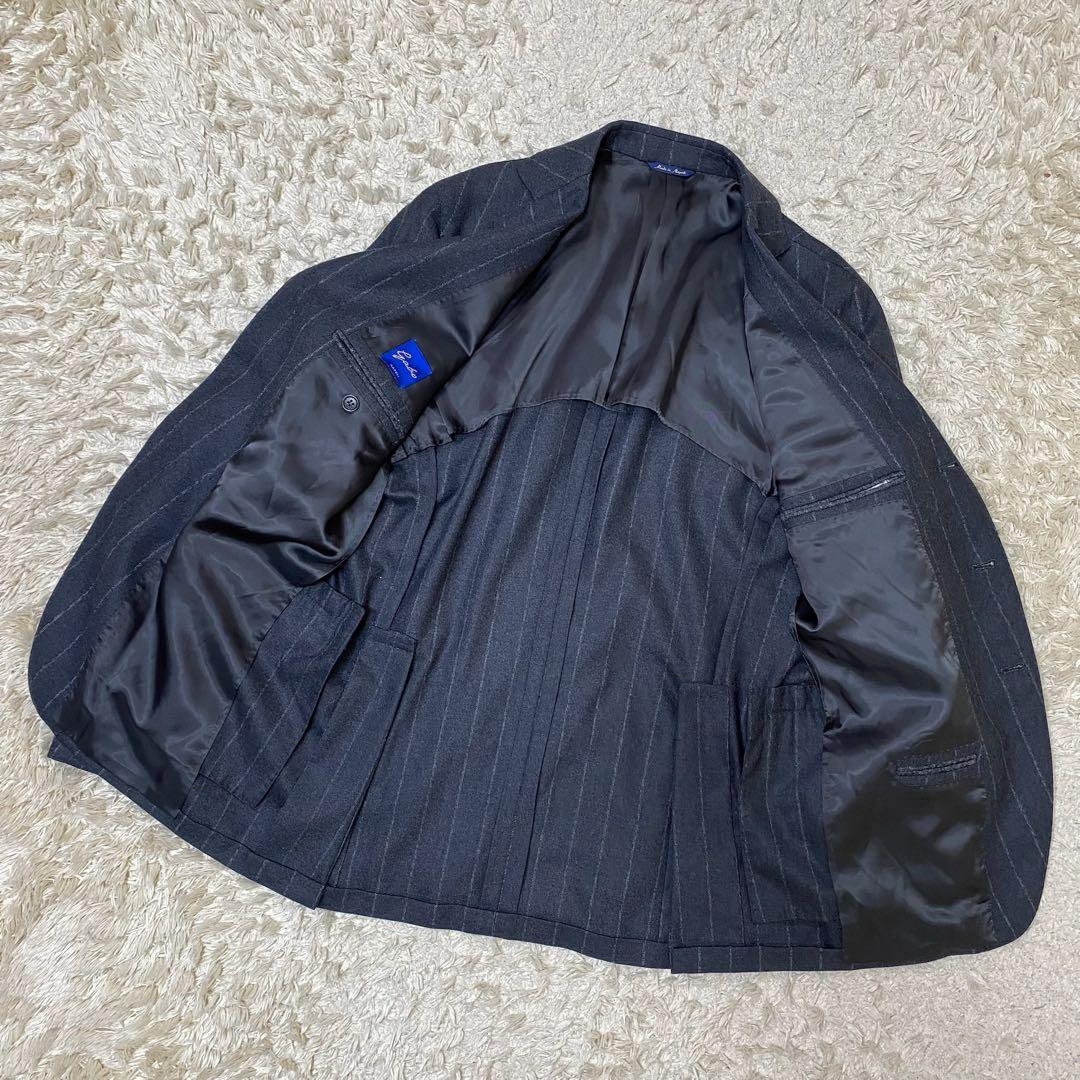 ガボ　セットアップスーツ　ストライプ　グレー　50