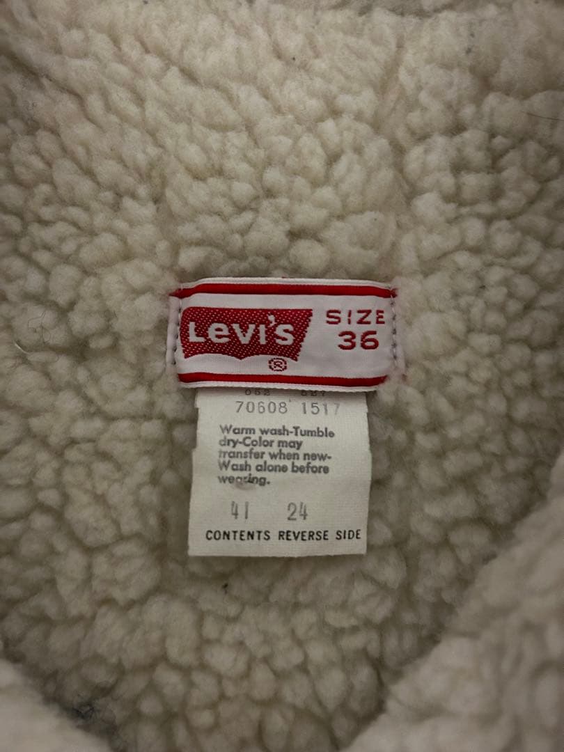 Levi’s ボア コーデュロイ シェルパ 70’s 80’s リーバイス