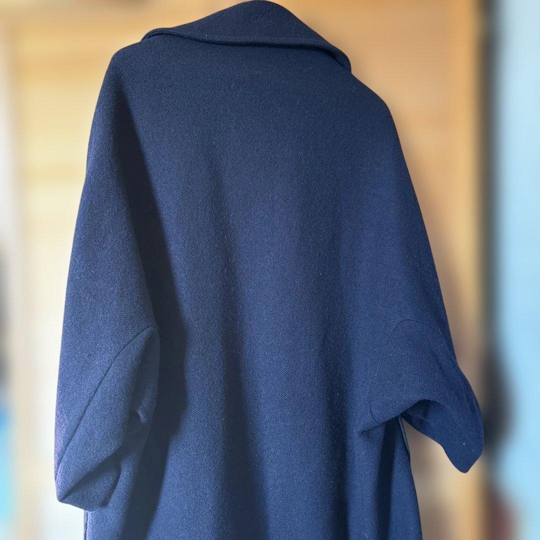 Y's ウールコート ネイビー