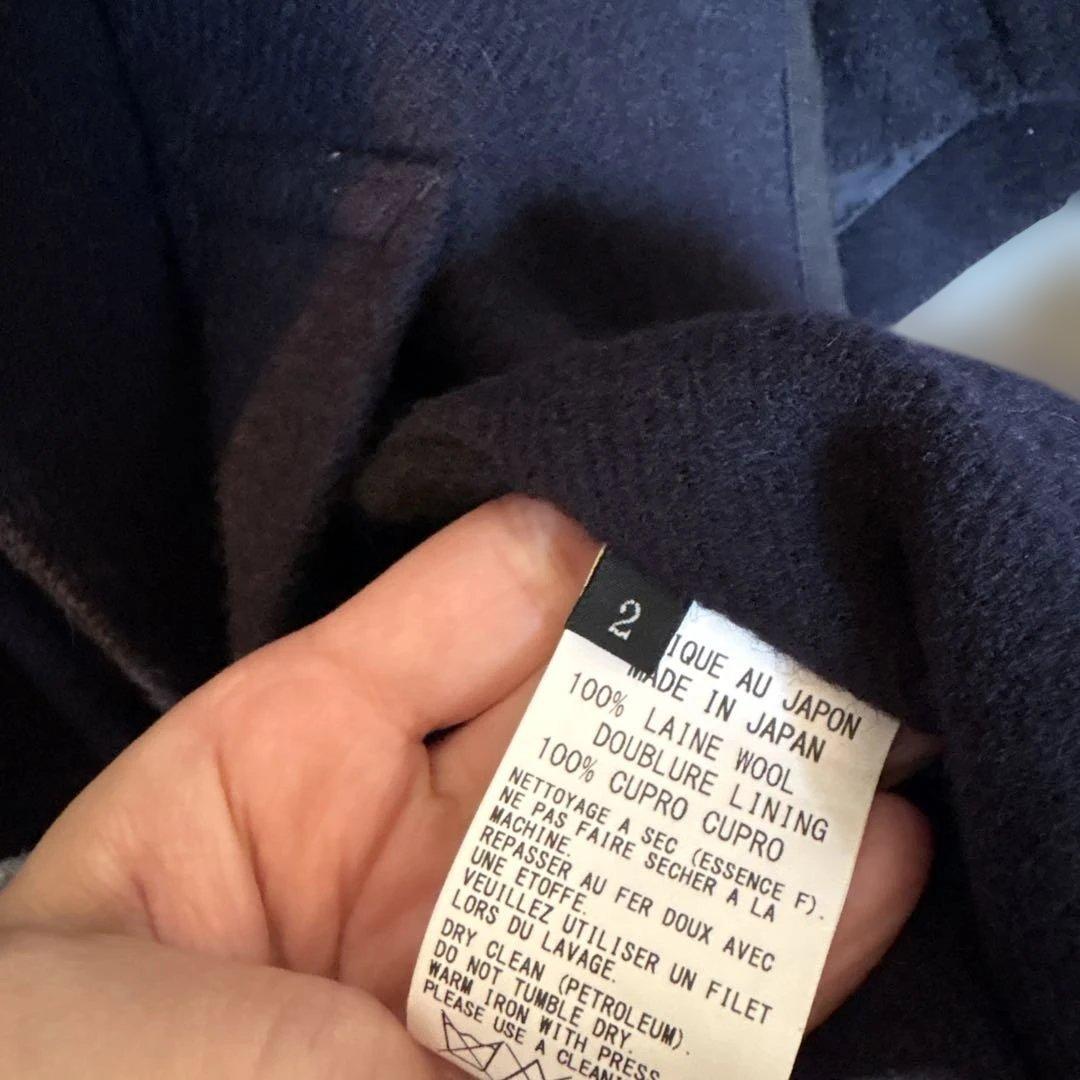 Y's ウールコート ネイビー