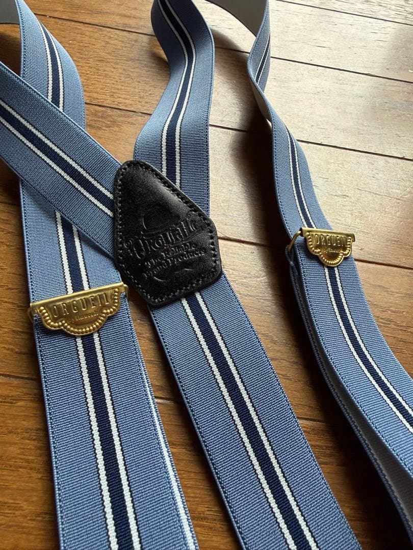 オルゲイユ ORGUEIL Y字型サスペンダー ラビットイヤー 2way