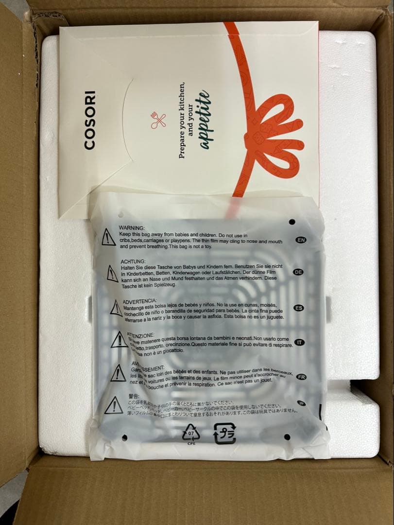 COSORI コソリ ノンフライヤー 6L大容量 家庭用 エアフライヤー