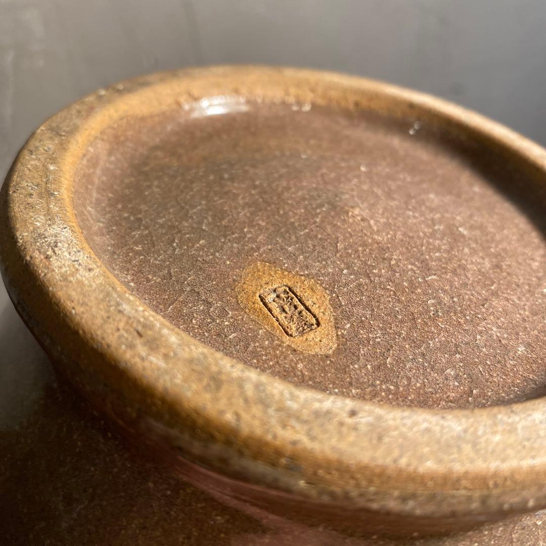 北海道 小樽窯 アイヌ紋様 花器 蝦夷 花瓶 トライバル プリミティブ