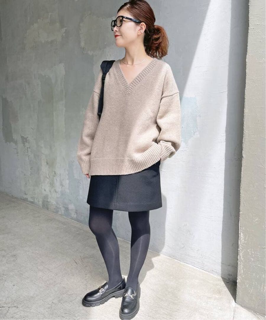 spick&span メルトンAラインスカート 新品未使用 タグ付き