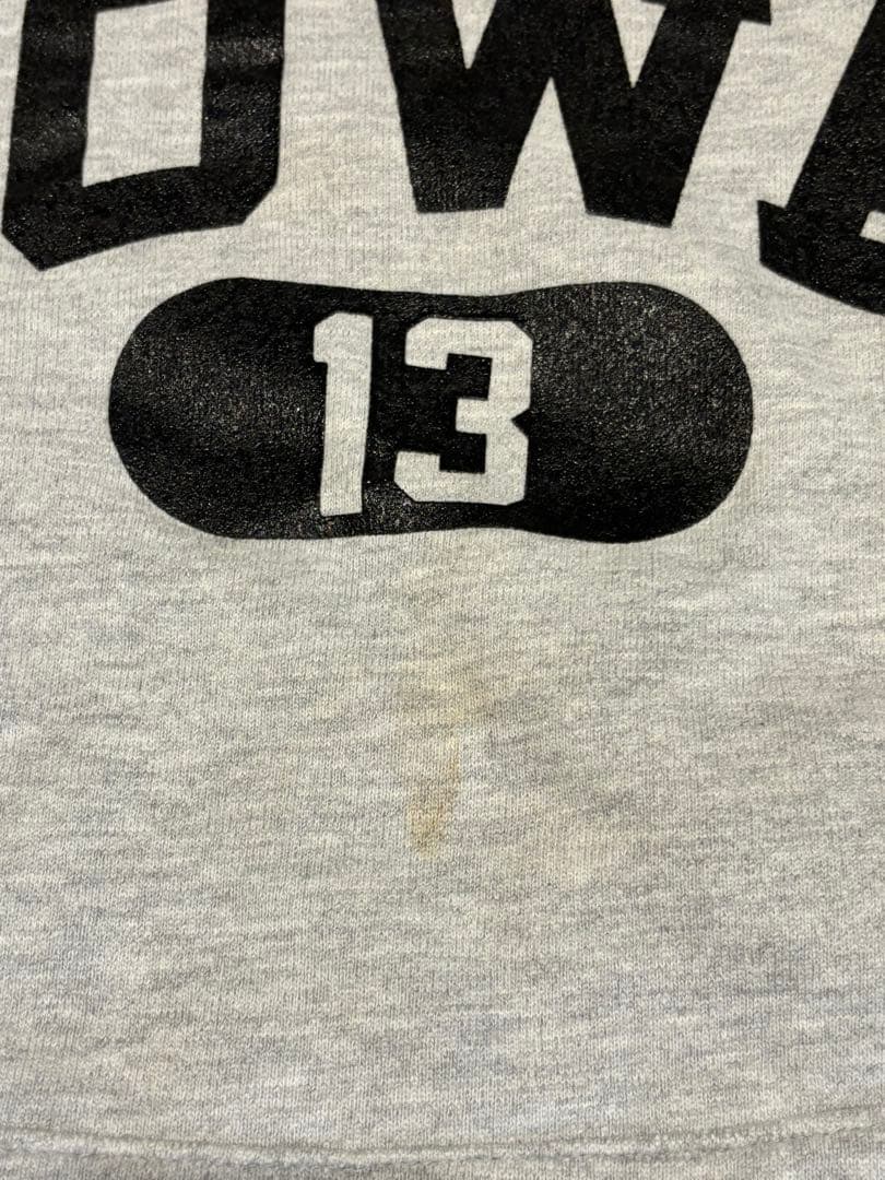 80s チャンピオン　リバースウィーブ　ダブルフェイス　IOWA LARGE