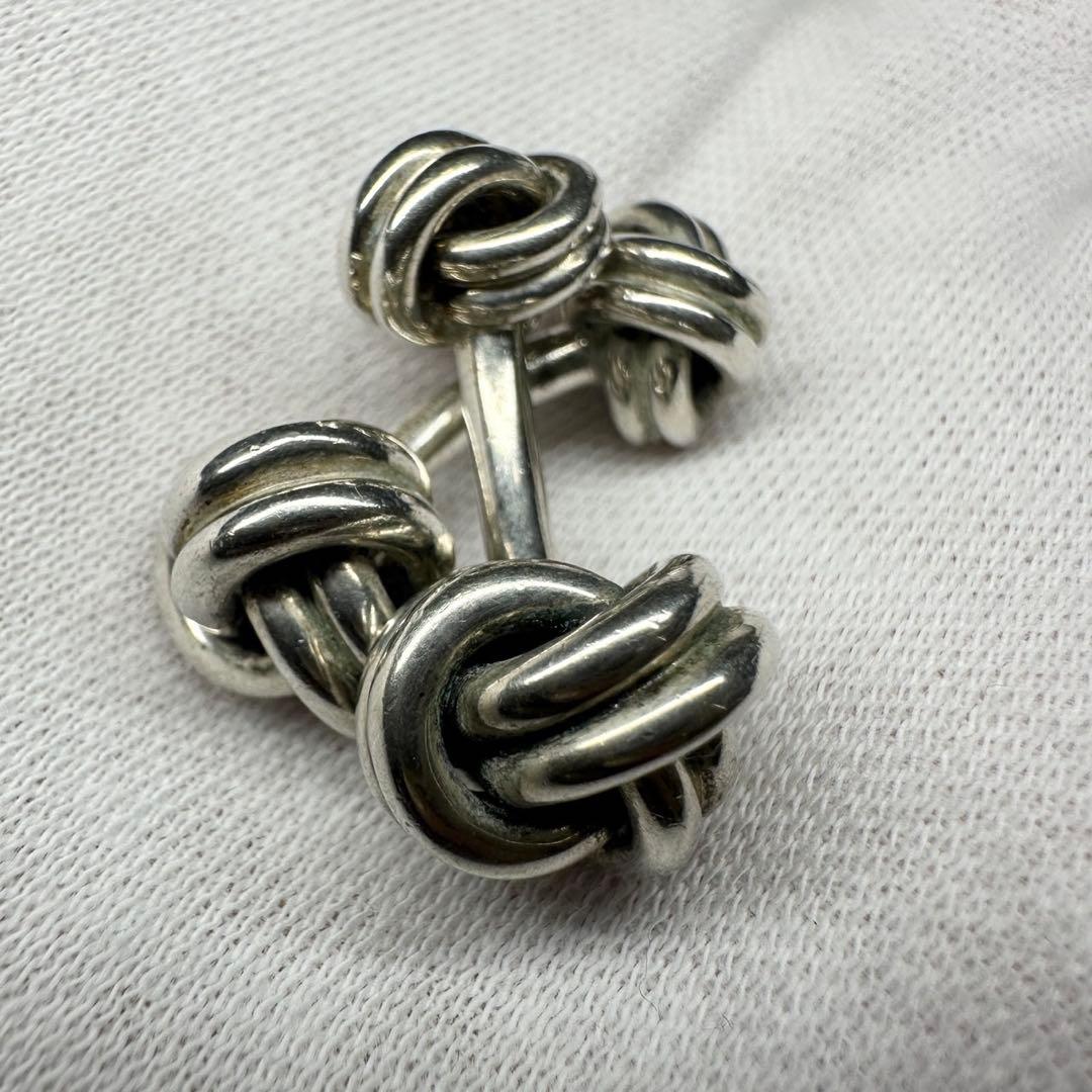 Tiffany & Co. ノットデザイン カフス シルバー 925