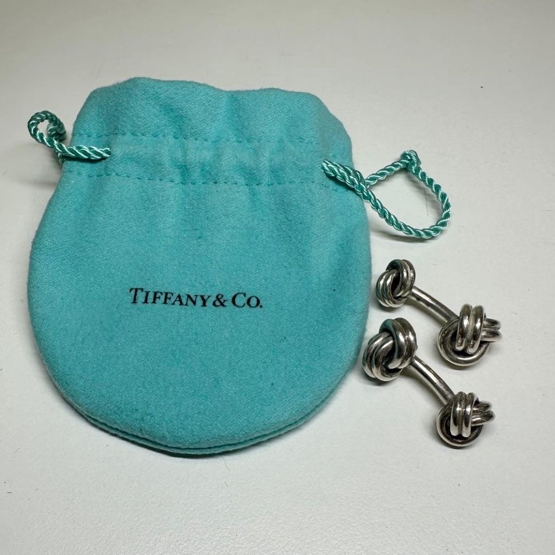 Tiffany & Co. ノットデザイン カフス シルバー 925