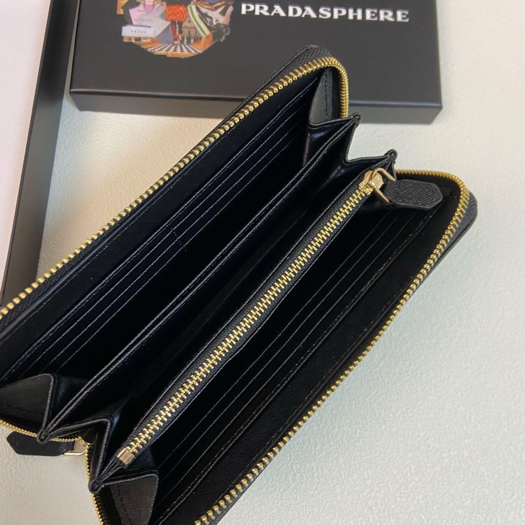 PRADASPHERE ブラック 二つ折り財布