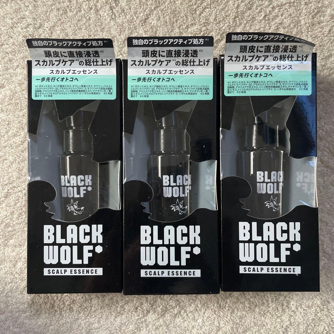 BLACK WOLF スカルプエッセンス 50ml 3本セット 頭皮を健やかに