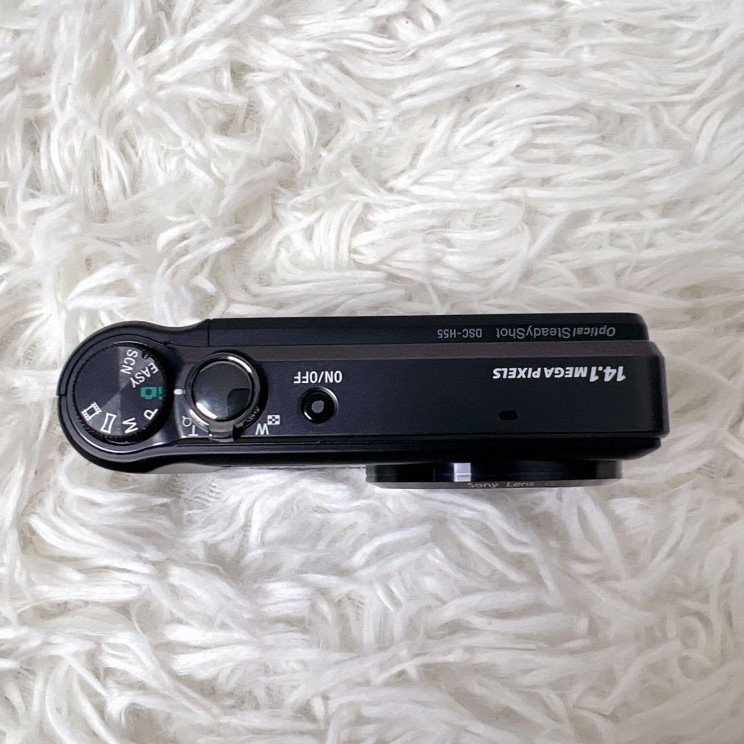 動作確認済✨　SONY Cyber-shot DSC-H55 ブラック 付属品