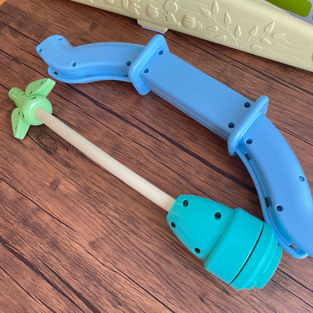 【ほぼ未使用】ベビージム プーメリー 6WAYジムにへんしんメリー プーさん