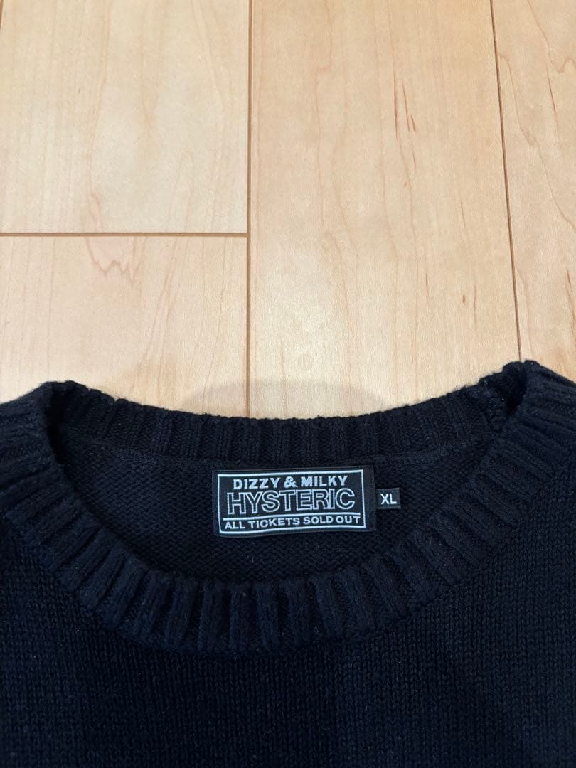 ヒステリックグラマー　HYSTERIC TEDDYジャカード セーター　XL